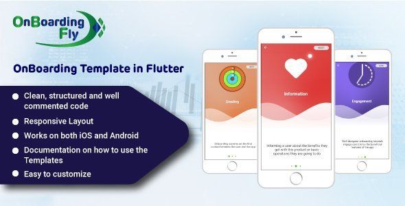 OnBoardingFly- OnBoarding Flutter Template Flutter  Mobile App template