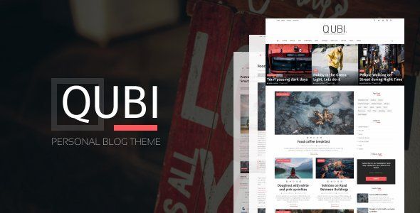 Qubi Blogger Template | Fashion, Beauty, News & Blog Theme  News &amp; Blogging Design 