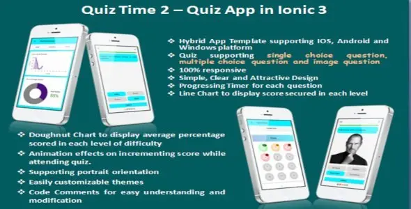 Quiz Time 2 Ionic  Mobile App template