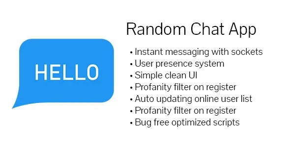 Random Chat App Flutter Chat &amp; Messaging Mobile App template