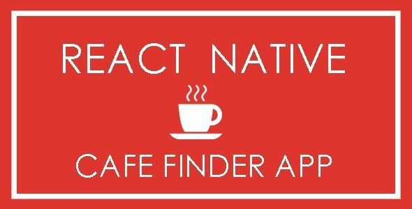 React Native Cafe Finder App React native  Mobile App template
