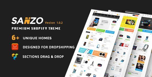 Sanzo - Multipurpose Premium Responsive Shopify Themes - Supermarket, Electronics  Ecommerce Design 