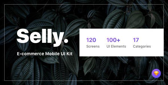 Selly - E-commerce Mobile UI Kit  Ecommerce Design Uikit
