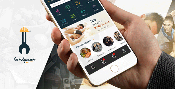 Service Marketplace App Ionic 3 Template- Handyman Ionic  Mobile App template