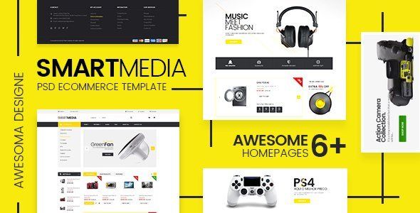Smart Media - Ecommerce PSD Template   Design 