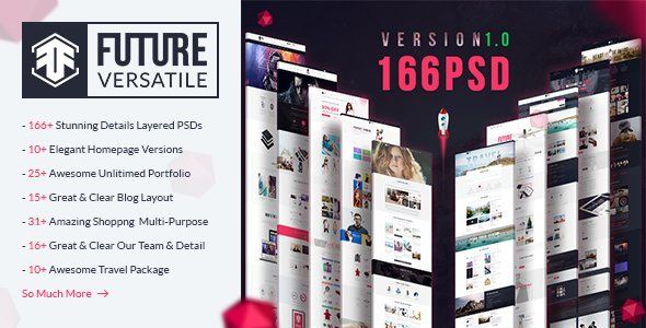 The Future | Multi-Purpose PSD Template  Ecommerce Design 