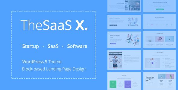 TheSaaS X - Responsive SaaS, Startup & Business WordPress Theme   Design 
