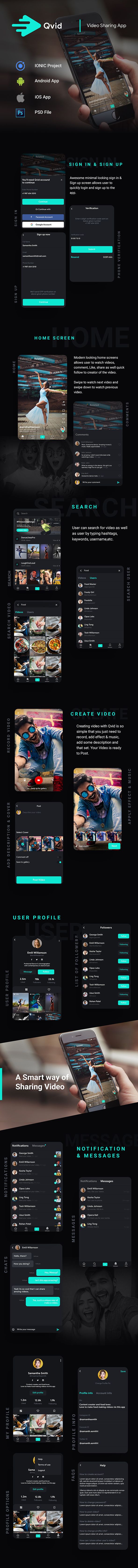 TikTok | Online Video Creating Android App + Video Creating iOS App Template|Qvid (HTML+CSS IONIC 5) - 3