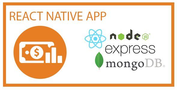 Track Money - React Native App React native  Mobile App template
