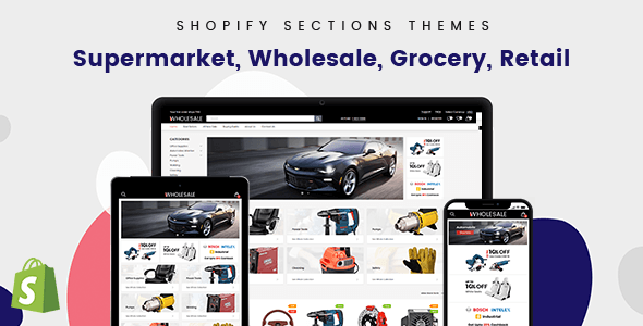 Wholesale - Mobile UI/UX Optimized Shopify Theme For B2B & B2C  Ecommerce Design Uikit