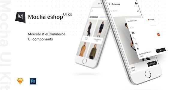 eShop Mobile UI Kit  Ecommerce Design Uikit