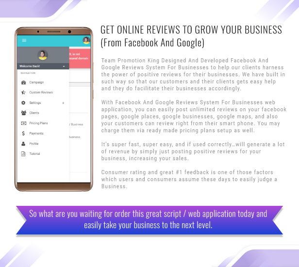 Get Online Reviews To Grow Your Business Facebook And Google Reviews System For Businesses