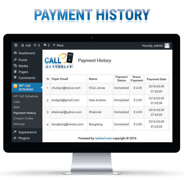 Payment History Image
