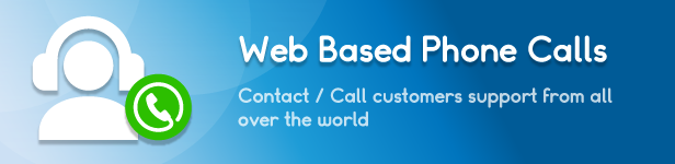 Live Call Support Widget Software - Online Calling Web Application Customers Can Connect With Support From All Over The World