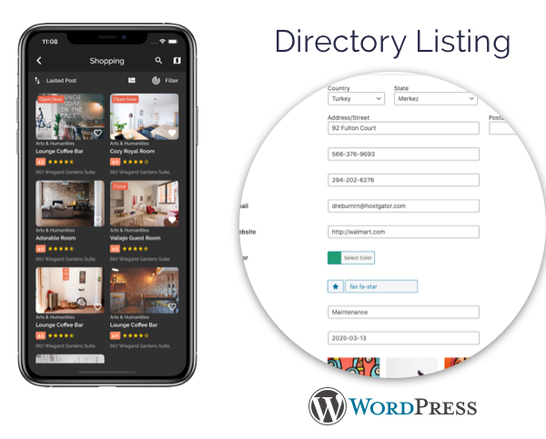 Listar Pro - mobile directory listing app for React Native & Wordpress - 6