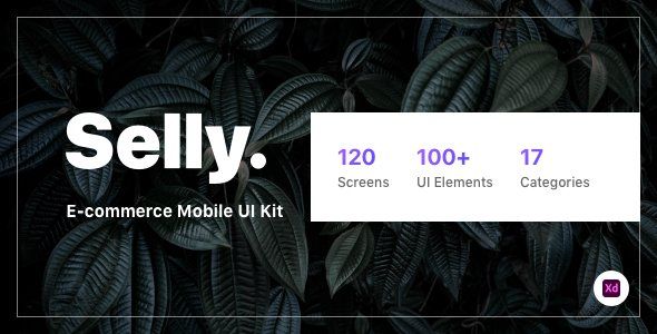 Selly - E-commerce Mobile UI Kit  Ecommerce Design Uikit