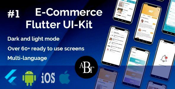 E-Commerce Flutter App UI Kit Flutter Ecommerce Mobile App template