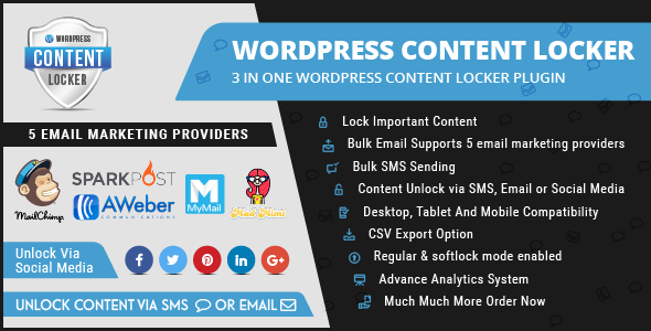 Wordpress Content Locker Plugin    