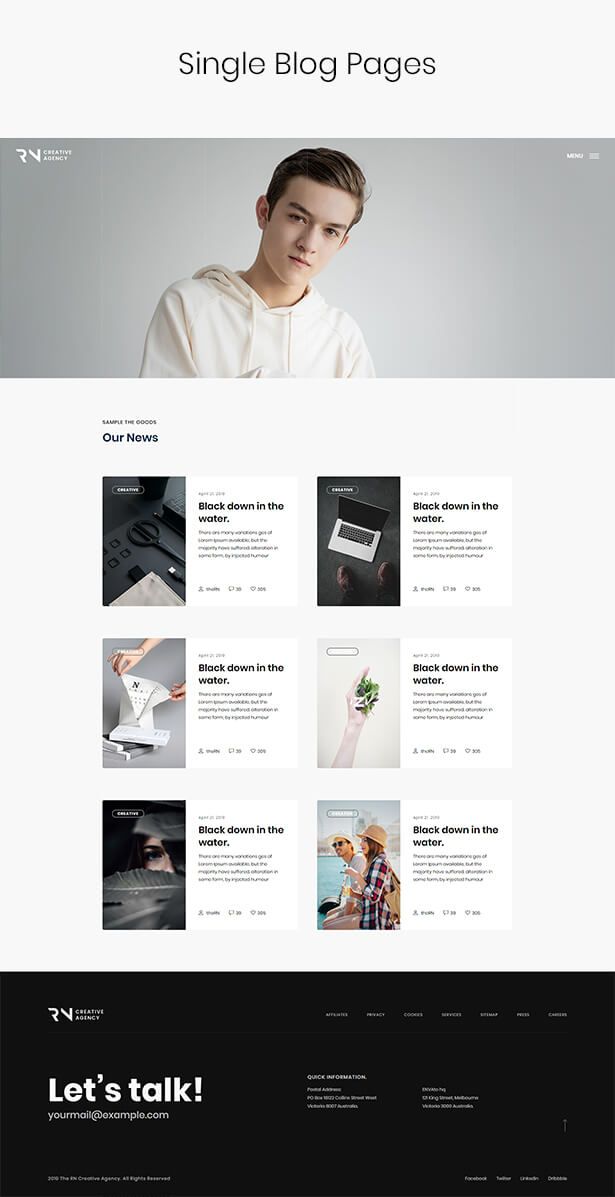 TheRN - React Gatsby Creative Agency  Template - 7