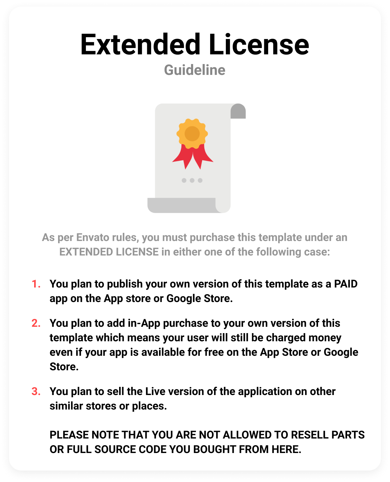 Extended License Notice