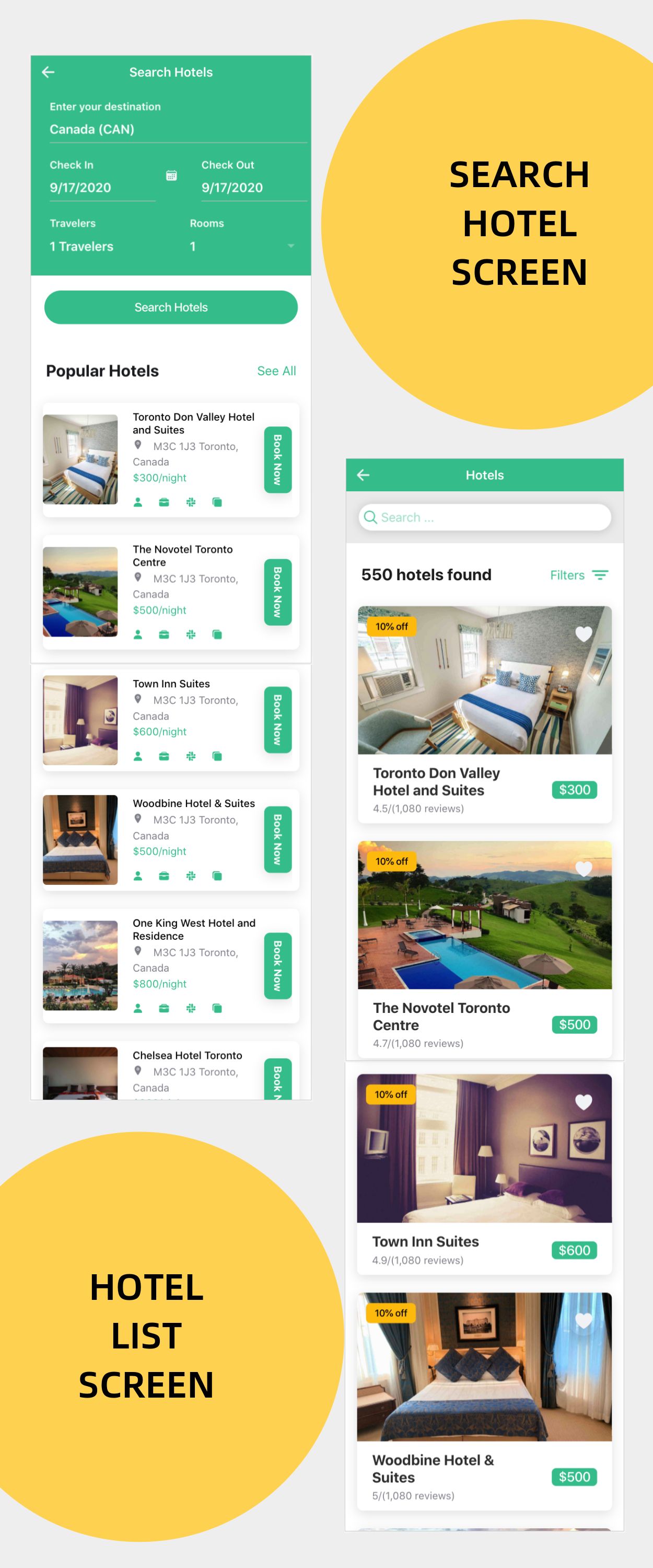 Hillside - A Hotel Booking Theme UI App By Ionic 5 Angular 9 (Latest) - 5