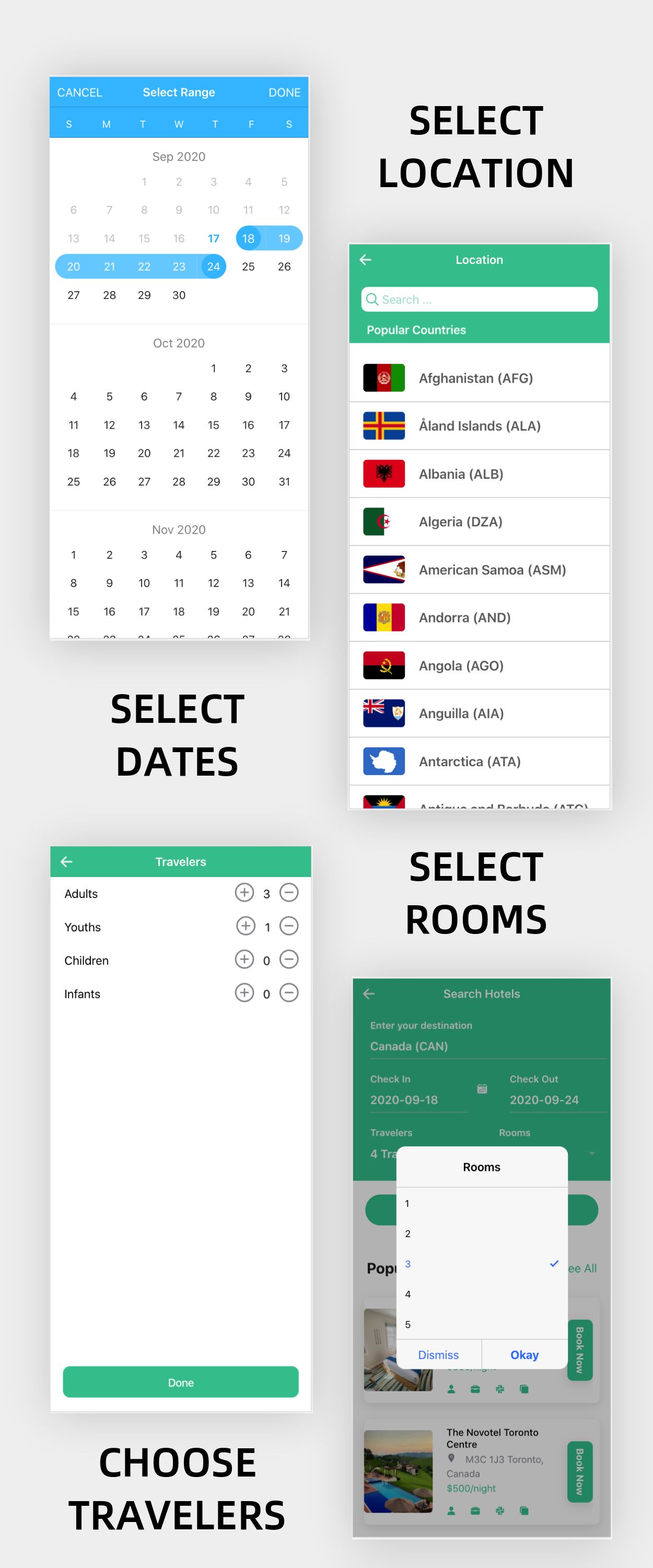 Hillside - A Hotel Booking Theme UI App By Ionic 5 Angular 9 (Latest) - 10
