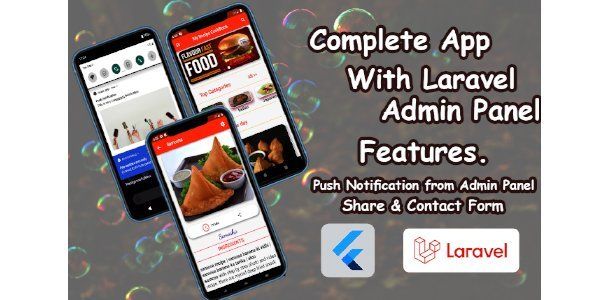 Flutter Complete Recipe App Flutter Books, Courses &amp; Learning Mobile App template