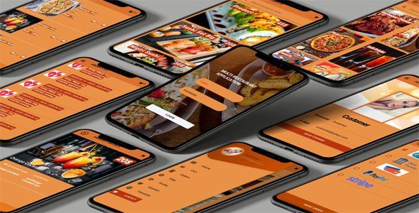 IONIC 5 MULTI RESTAURANT CUSTOMER APP + LARAVEL 7 MULTI RESTAURANT SUPER ADMIN WEBBACKEND Ionic Food &amp; Goods Delivery Mobile App template