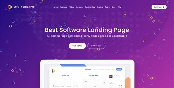 Soft Themez - Gatsby React Software Landing Page + Blogs With Netlify CMS  Multipurpose Mobile App template