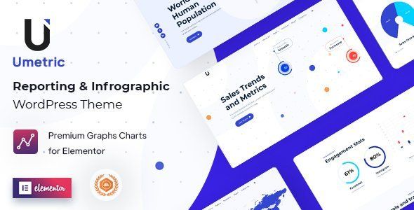 Umetric - WordPress Dashboard, Reporting and Infographic Theme   Design Dashboard