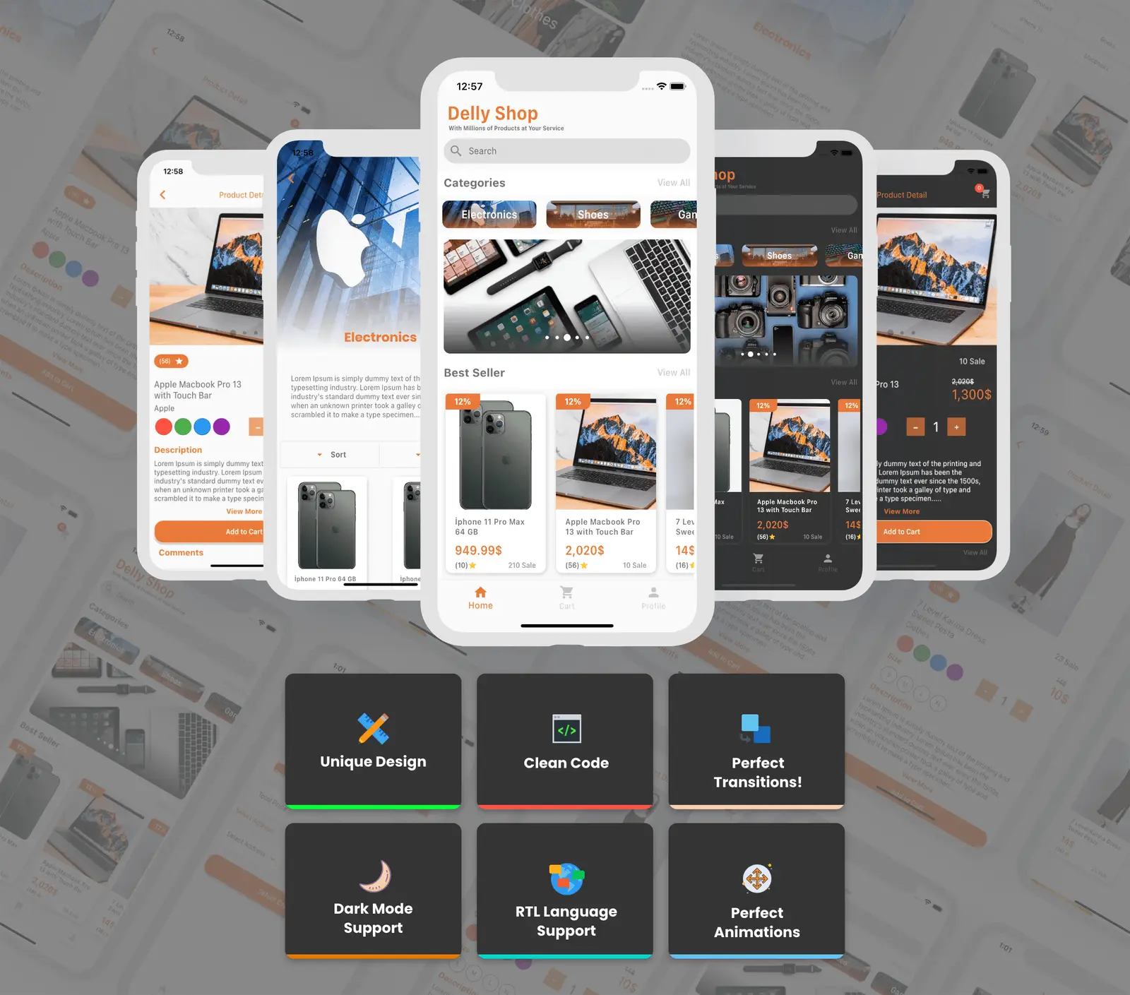 Flutter | DellyShop E-Commerce App - 2