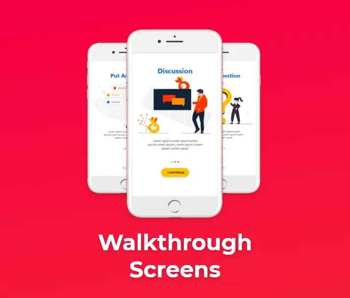 walkthrough screen ui