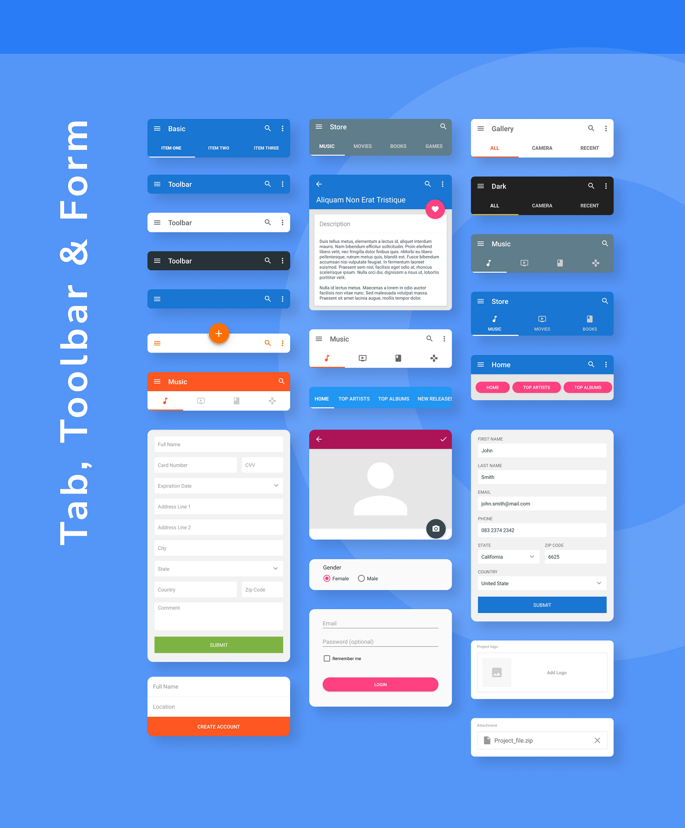 MaterialX - Android Material Design UI Components 2.7 - 21