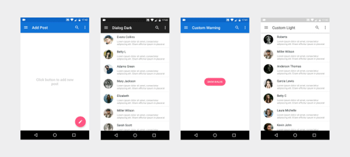 MaterialX - Android Material Design UI Components 2.7 - 38