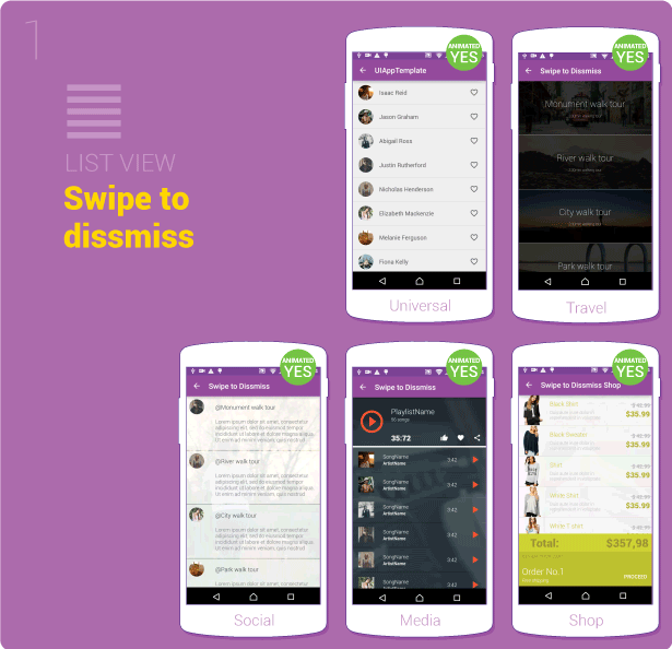 Material Design UI Android Template App - 11