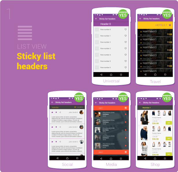 Material Design UI Android Template App - 13