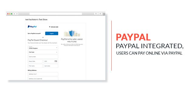 iNilabs School Management System Express - Online Payment Gateway: PayPal