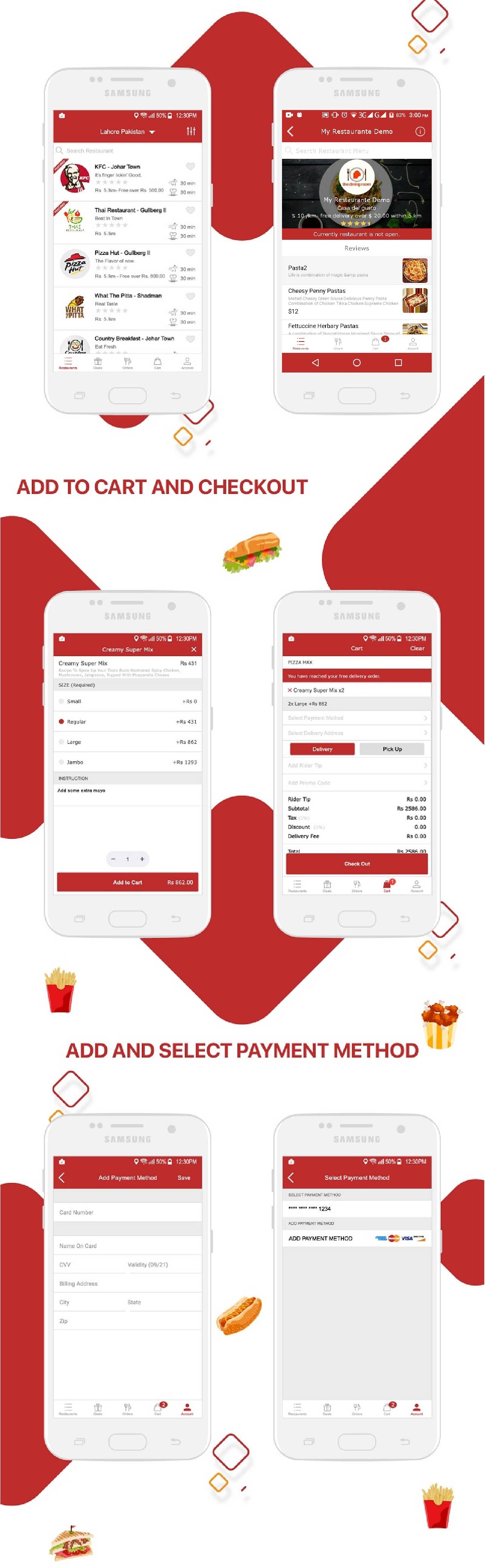 Native Restaurant Food Delivery & Ordering System With Delivery Boy - Android v2.0.9 - 14