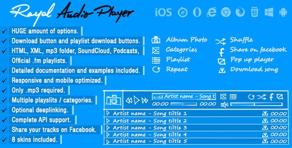 Royal Audio Player Wordpress Plugin - 27
