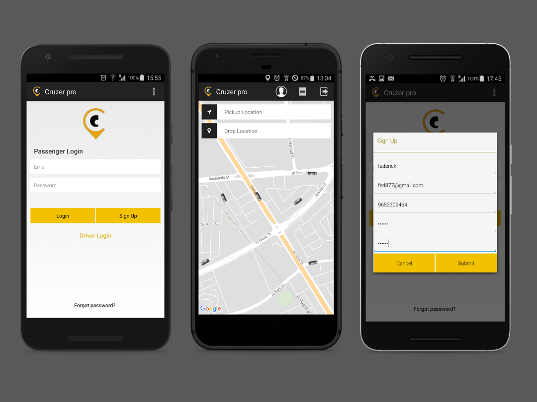 Android App Taxi Booking with Web Admin panel complete solution. - 3