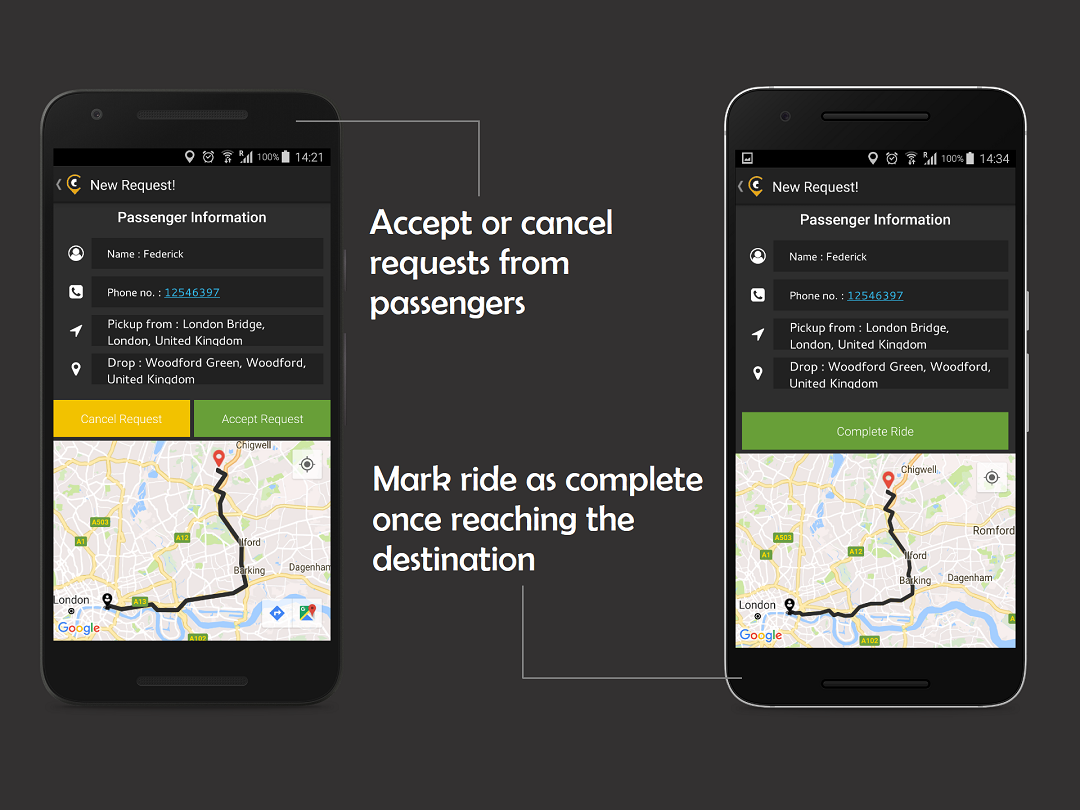 Android App Taxi Booking with Web Admin panel complete solution. - 7