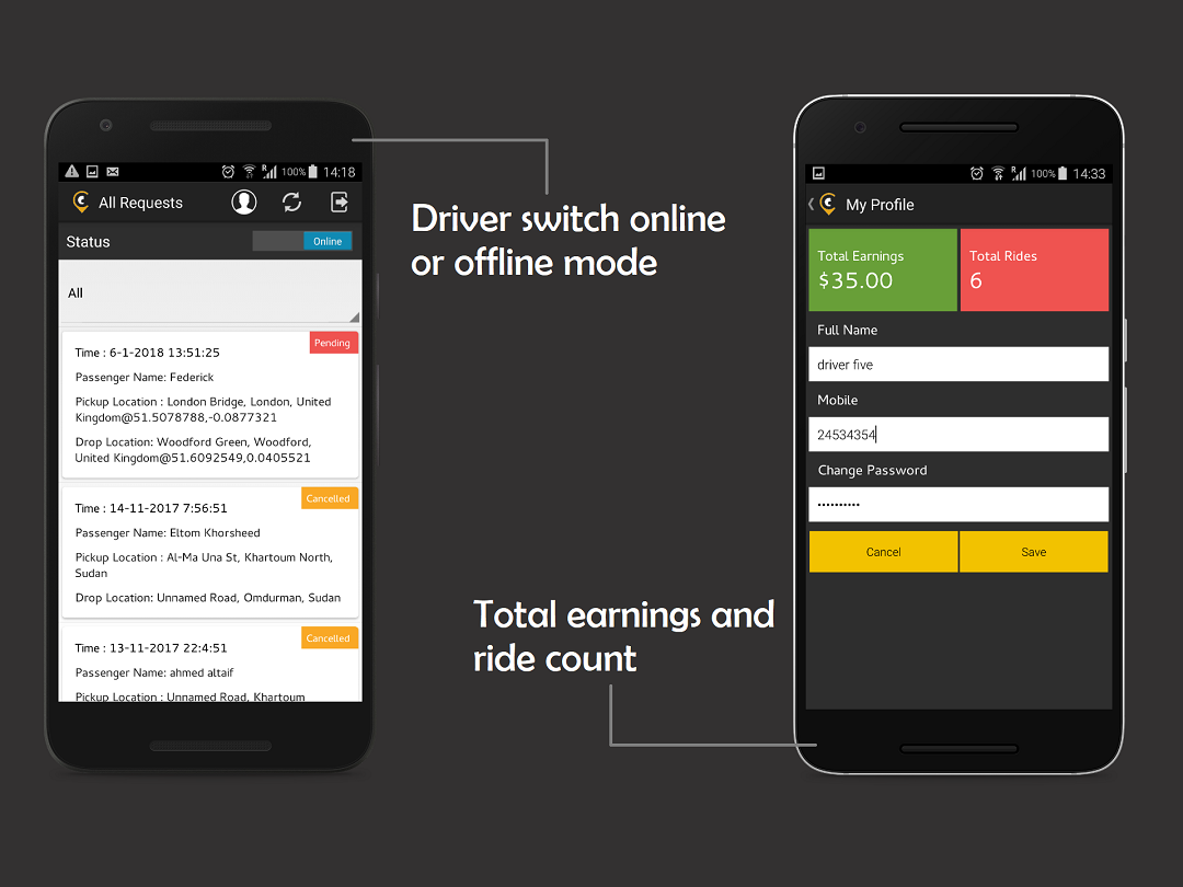 Android App Taxi Booking with Web Admin panel complete solution. - 8