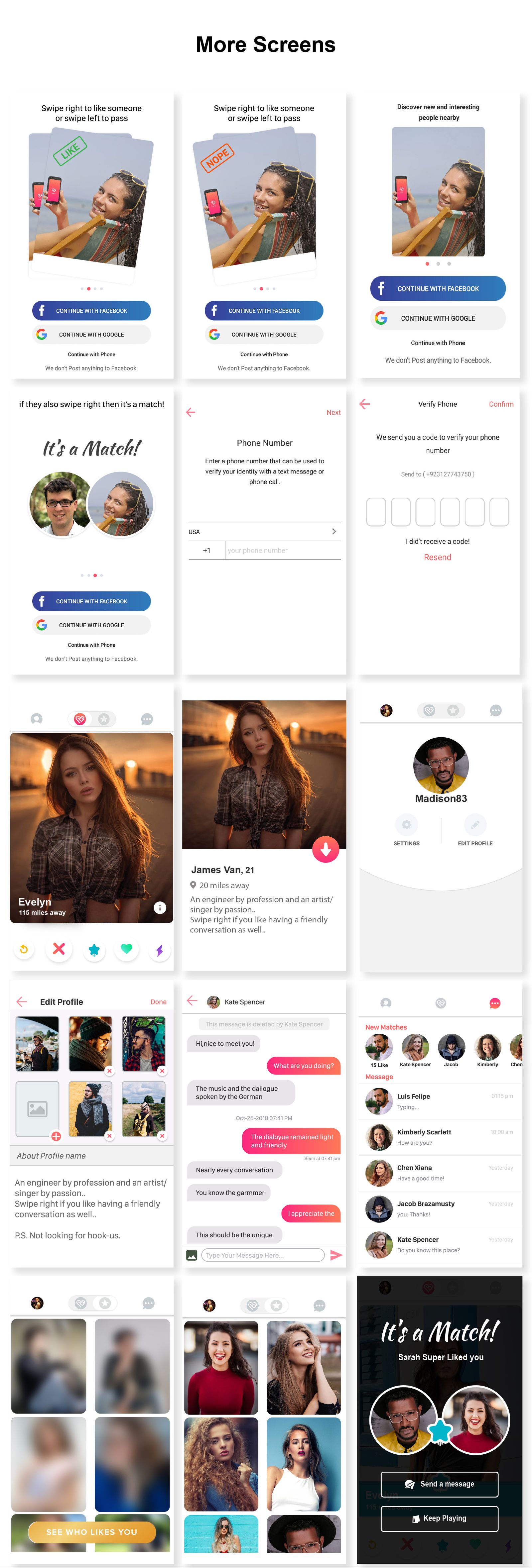 Binder - Dating clone App with admin panel - Android v20.1 - 12