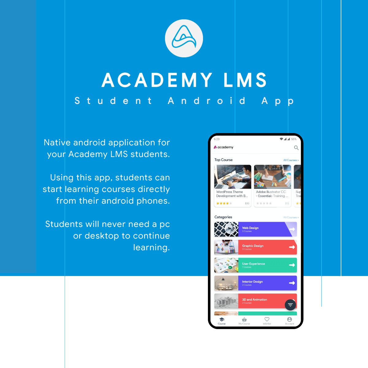 Academy Lms Student Android App - 1