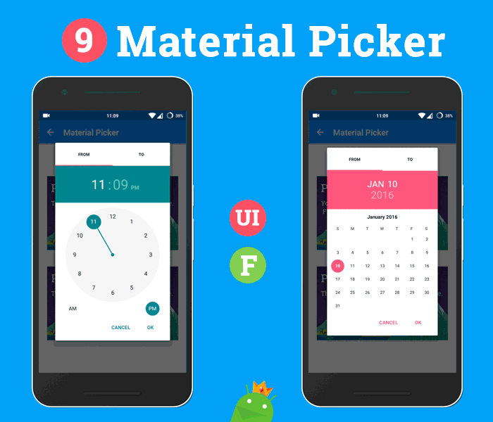 Android Ultimate - Material Design UI + Features Template - 10