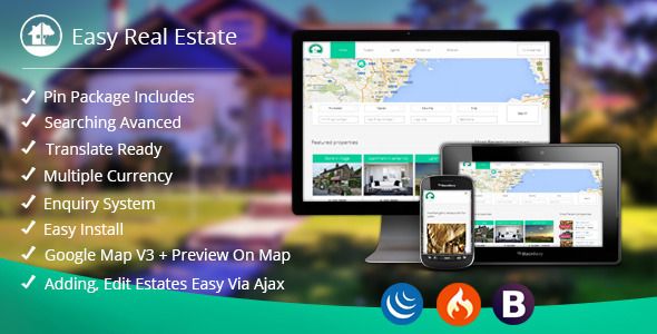 Easy Real Estate App - come with admin panel - 1