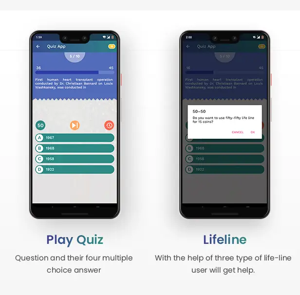 Android Quiz App with Reward Ads (Quiz, Lucky Wheel, Earn Point, LeaderBoard, Lucky Spin) - 9