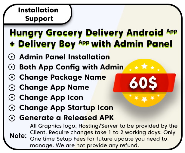 Hungry Grocery Delivery Android App and Delivery Boy App with Interactive Admin Panel - 5