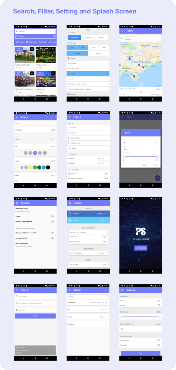 Kotlin Material Design (Google Android Material Design UI Components and Template Collection) 1.2 - 16