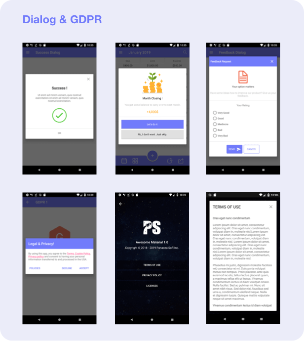 Kotlin Material Design (Google Android Material Design UI Components and Template Collection) 1.2 - 23